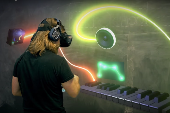 Produisez de la musique dans un studio en réalité virtuelle