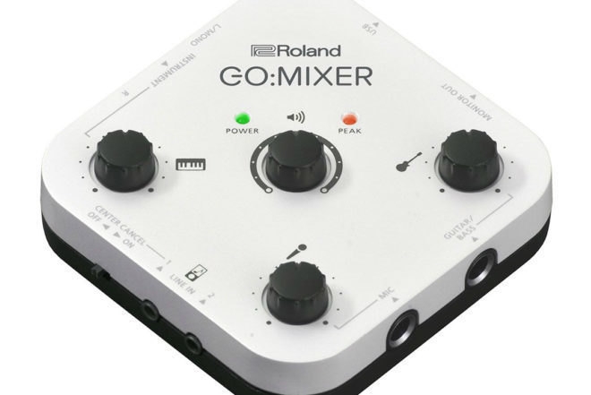 Faites vos enregistrements n’importe où avec le nouveau mixeur Roland