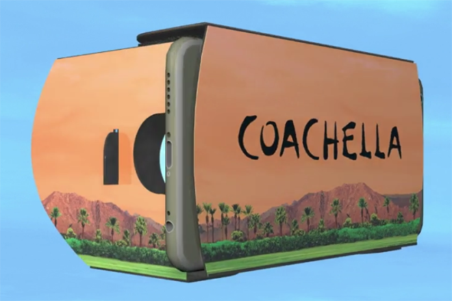 Coachella transforme sa ticket-box en casque de réalité virtuelle
