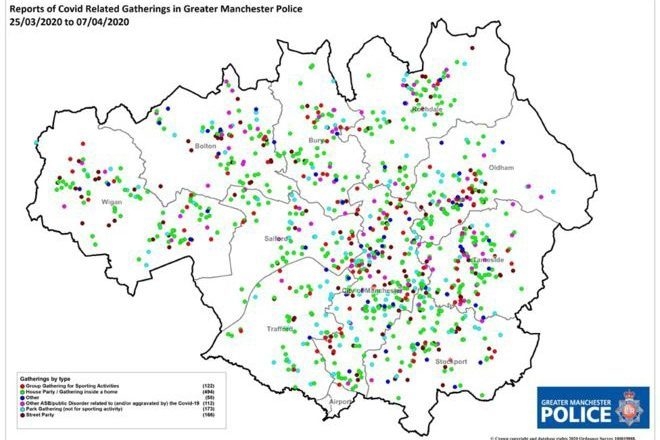 En plein confinement, la police de Manchester a mis fin à 660 fêtes