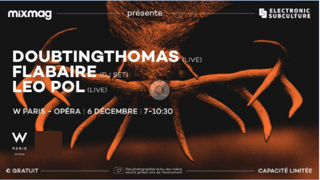 Mixmag lance 'Electronic Subculture' avec Leo Pol, Flabaire et DoubtingThomas